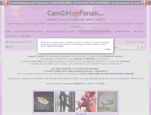 Tablet Screenshot of camgirlforum.net
